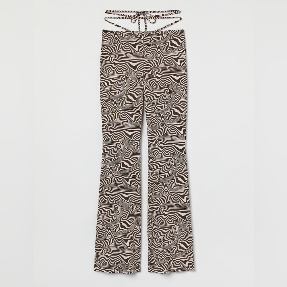H&M groovy flare pants .
